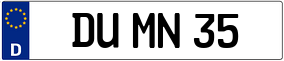 Truck License Plate